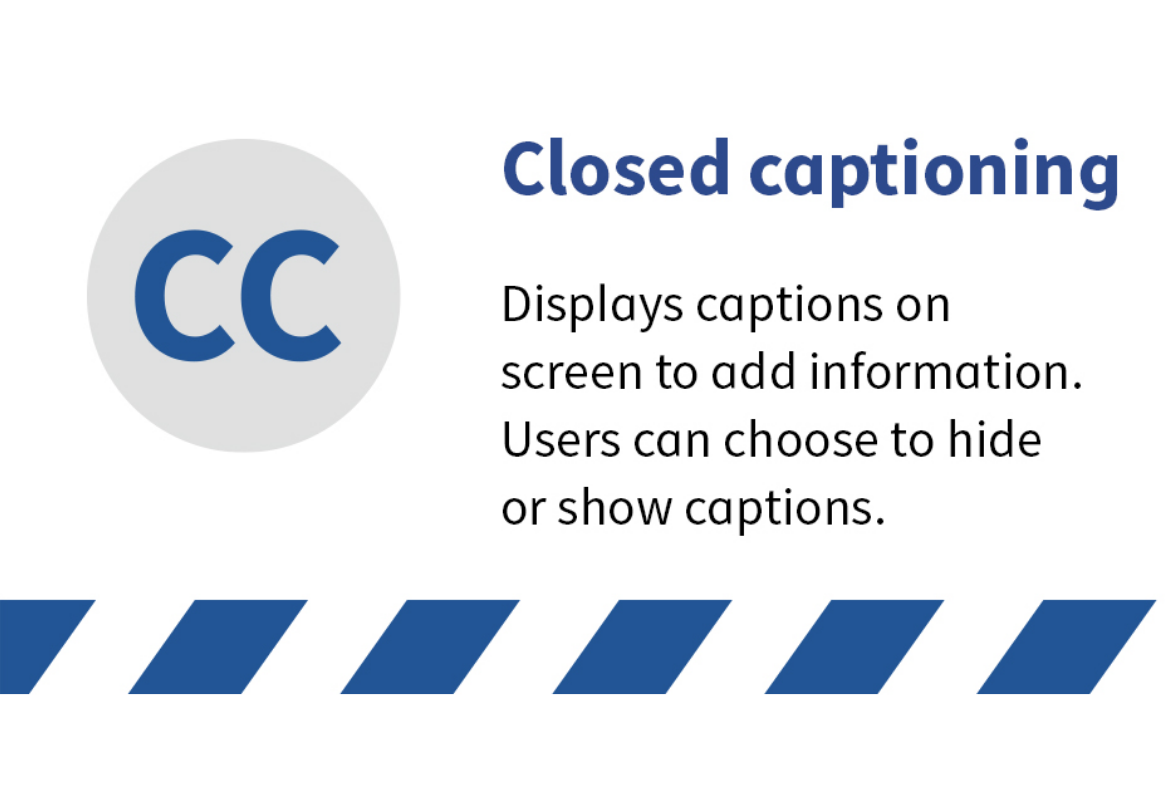 Closed captioning CBM HHoT